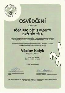 ČADJ - kurz jógy pro děti s vadným držením těla