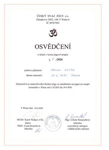 ČSJ - studium jógové terapie
